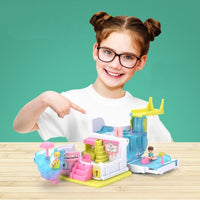 Thumbnail for MiniWonder | Diversión mágica - Mini casa de muñecas sorpresa con café, habitación y estudio para niñas