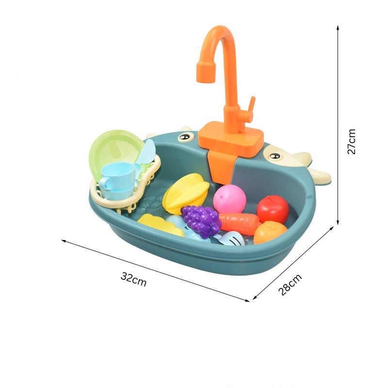 KiddieSink | Interactive Children's Play Sink - Play & Learn Kitchen Set