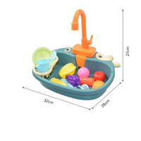 Thumbnail for KiddieSink | Interactive Children's Play Sink - Play & Learn Kitchen Set