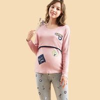 Thumbnail for Mama's Comfort | Feel Beautiful and Caring - Soft Maternity Dress for Home