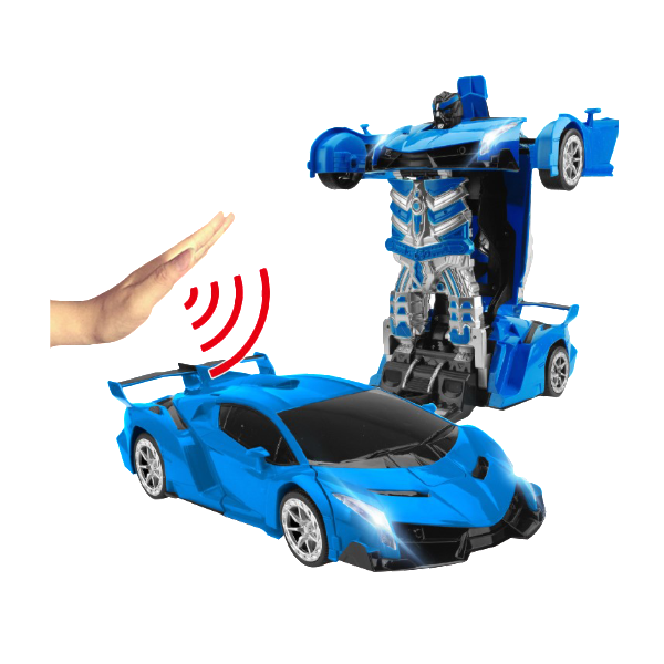 MorphMaster Polizia Trasformatore Auto RC | Porta l'Emozione alla Vita - Giocattolo Telecomandato per Avventurieri
