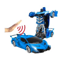 Thumbnail for MorphMaster Polizia Trasformatore Auto RC | Porta l'Emozione alla Vita - Giocattolo Telecomandato per Avventurieri