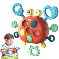 Thumbnail for CrabSkill | Desenvolvimento divertido - Caranguejo Montessori para bebé para coordenação olho-mão
