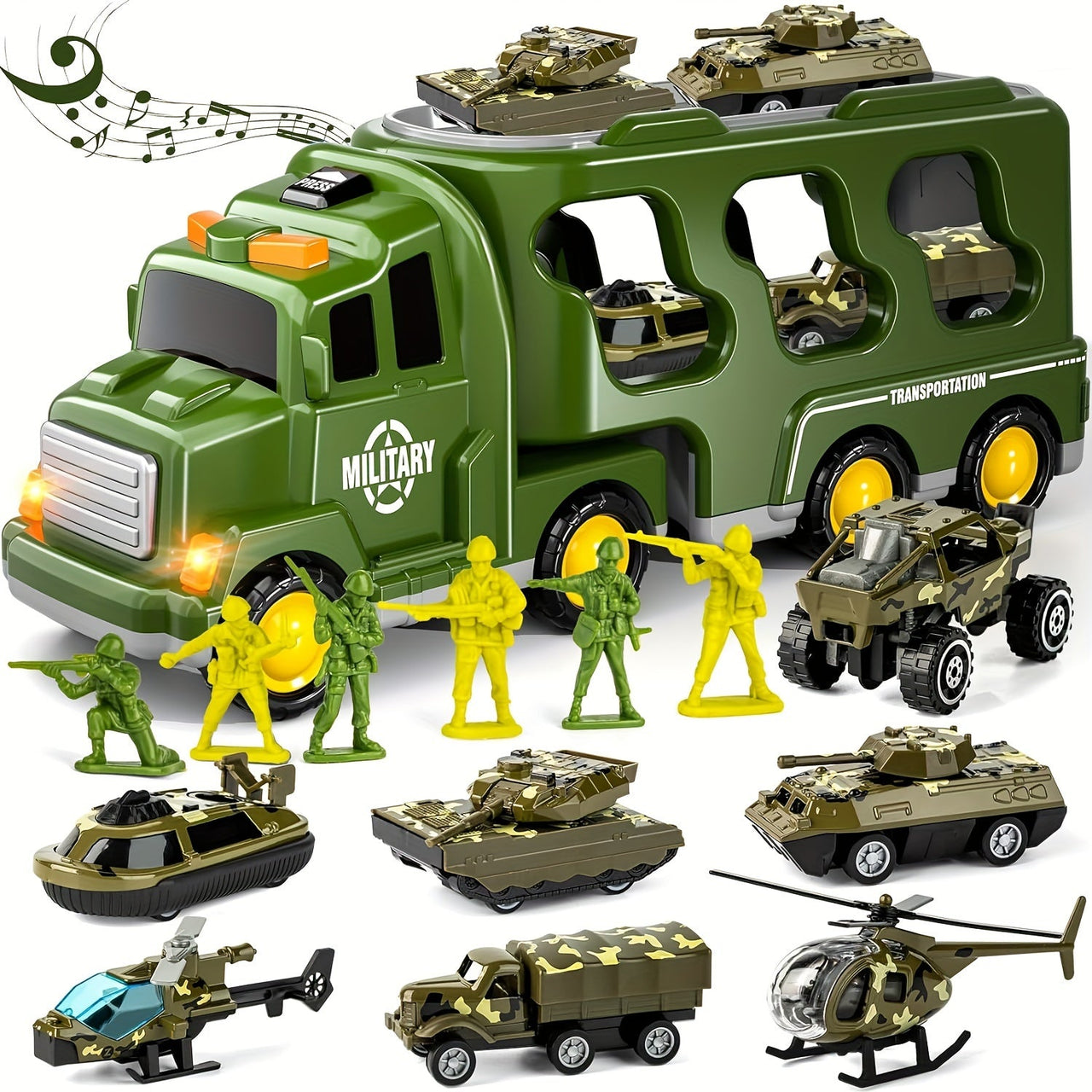 MiniTroopers | Episch legeravontuur - 14-in-1 militaire speelset met voertuigen