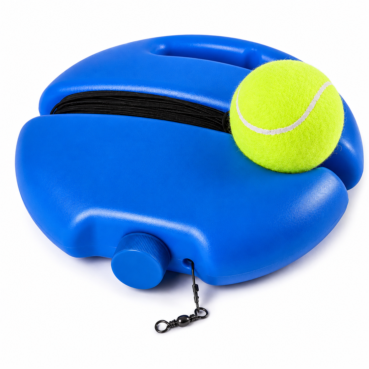 Set entrenador de tenis 3 en 1 | Compañero de entrenamiento de tenis con pelota de rebote