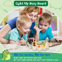 Thumbnail for Ecotoys DinoSpark | Montessori LED Playboard - Educational Baby Toy