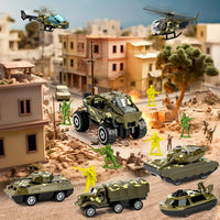Thumbnail for MiniTroopers | Episch legeravontuur - 14-in-1 militaire speelset met voertuigen