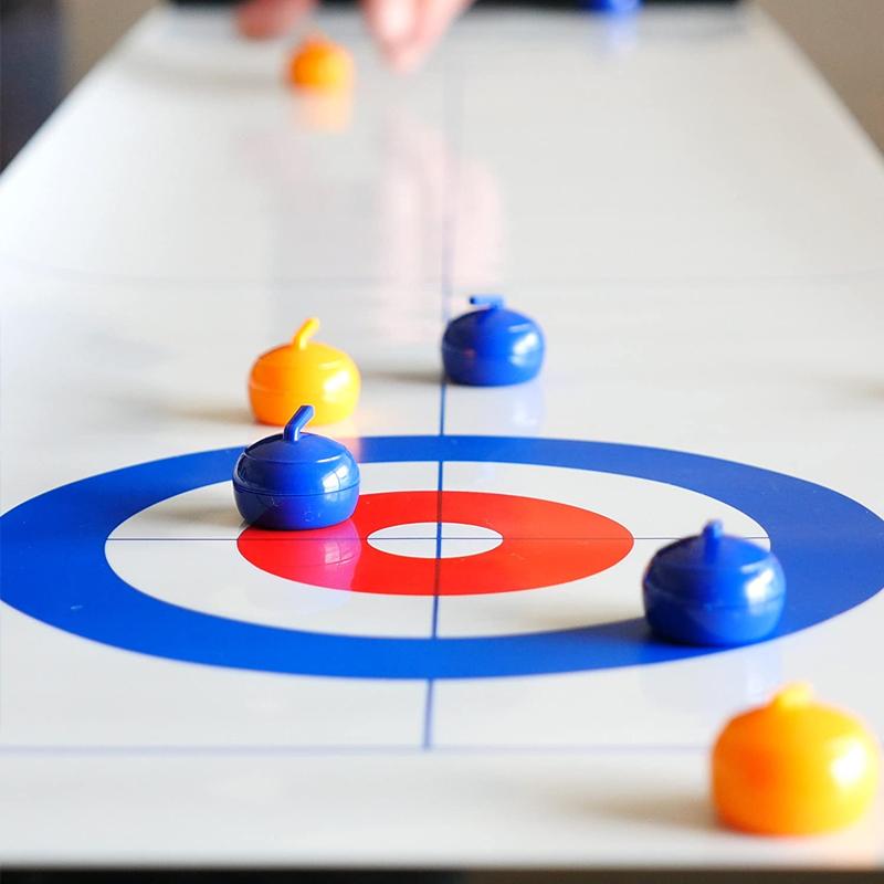 CurlMaster | Plaisir passionnant pour toute la famille - Mini-set de curling pour des heures de divertissement à la maison