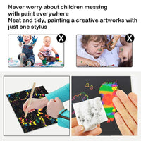 Thumbnail for ColorMagic | Ontdek de magie van kleuren - Regenboog kraspapier set