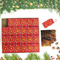 Thumbnail for Calendario dell'Avvento Puzzle di Natale | Rendi il Natale Magico - Puzzle da 1008 Pezzi in 24 Sportellini