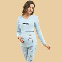 Thumbnail for Mama's Comfort | Feel Beautiful and Caring - Soft Maternity Dress for Home