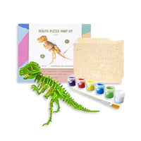 Thumbnail for DinoCraft | Construye y pinta - Rompecabezas 3D de dinosaurio Montessori para aprendizaje creativo