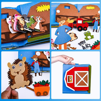 Thumbnail for FarmFables | Pobudzaj Młode Umysły - Edukacyjna Książka Filcowa dla Maluchów