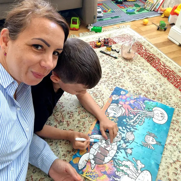 BlokSlim  | Lekfullt lärande med träklossar – Montessori 3D-pussel