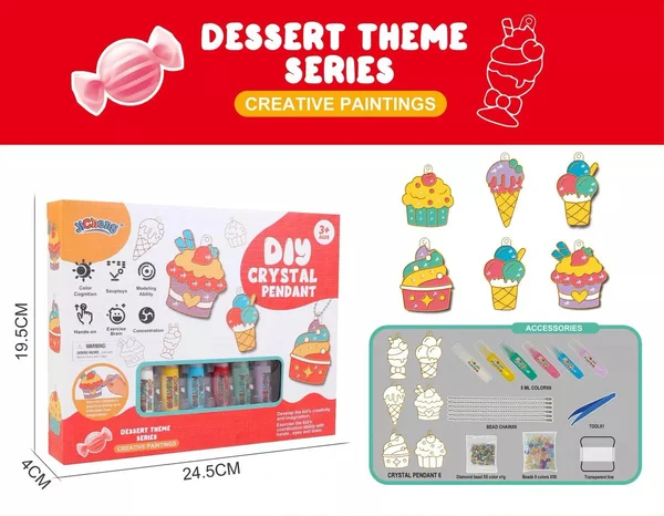 SparkleCharm | Magische Kreativität für kleine Künstler - DIY Kristallanhänger Bastelset