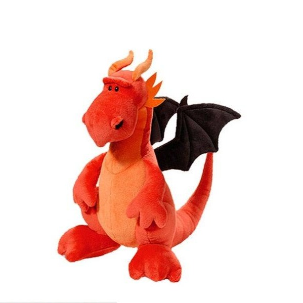Kuscheldrache | Weich und cool - Plüschdrache mit Flügeln für Kuschelvergnügen