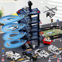 Thumbnail for BlazeCity | Spannende reddingsmissies - Brandweer en politie garage speelset met auto's