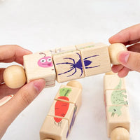 Thumbnail for Ecotoys BellJoy | Explorez le monde - Jouet hochet en bois pour bébé pour le développement de la dextérité manuelle