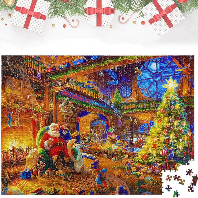 Calendario dell'Avvento Puzzle di Natale | Rendi il Natale Magico - Puzzle da 1008 Pezzi in 24 Sportellini