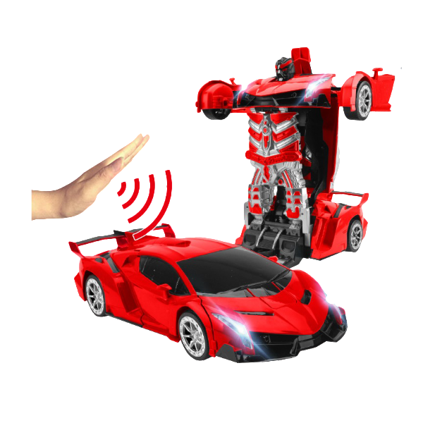 MorphMaster Polizia Trasformatore Auto RC | Porta l'Emozione alla Vita - Giocattolo Telecomandato per Avventurieri