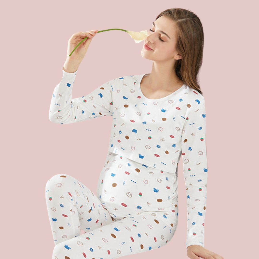 Mama's Comfort | Feel Beautiful and Caring - Soft Maternity Dress for Home