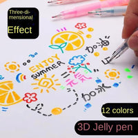 Thumbnail for ColorPop | Magical creations - 3D gel pens in 12 vibrant colors