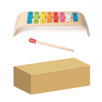 Thumbnail for EcoToys Klankkleur | Créez de la joie avec le son - Xylophone en bois coloré
