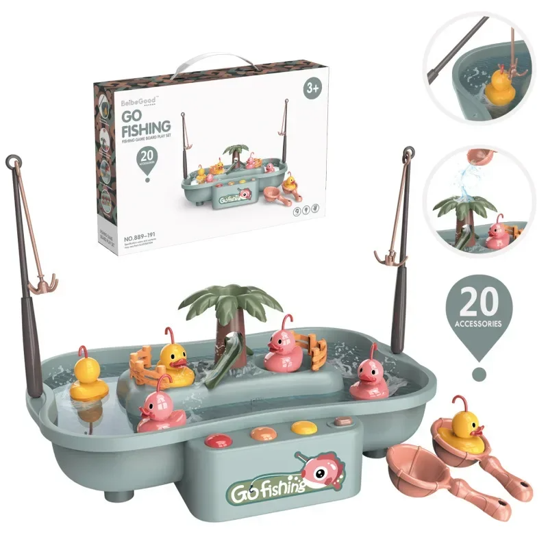 Duck Splash | Faites rire votre enfant dans le bain - Jeu de pêche interactif avec des canards