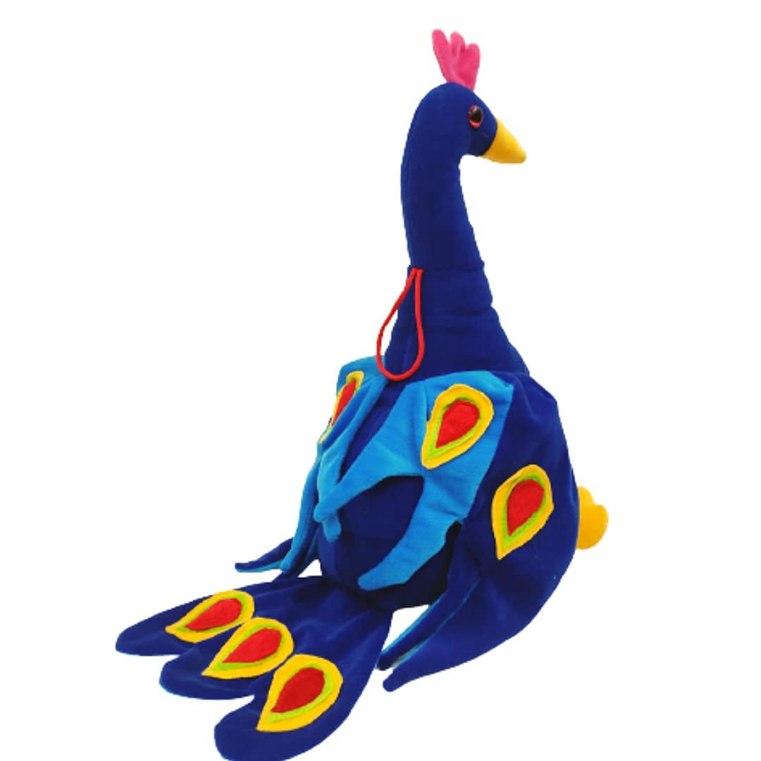 PlushParadise | Cuddly soft play fun - Cute peacock plush for children