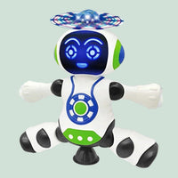 Thumbnail for RoboGroove | Spettacolo danzante - Robot musicale elettronico con luci LED e rotazione a 360°
