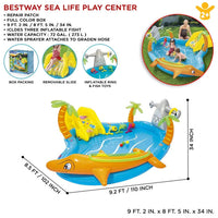 Thumbnail for AquaAdventure | Divertimento schizzinoso per piccoli esploratori - Piscina gonfiabile per giocare