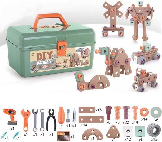 BouwBuddy | Stimulate creativity and learning - Toy tool set