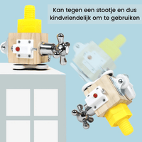 Thumbnail for EcoToys FunCube | Entwickle deine Fähigkeiten - Kreatives Montessori Holzspielblock für Kinder