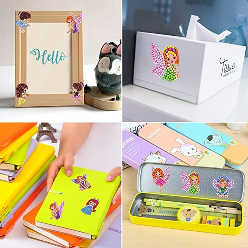 ShinyGem-Aufkleber | Magisches Bastelvergnügen - 5D Diamond Painting für Kinder