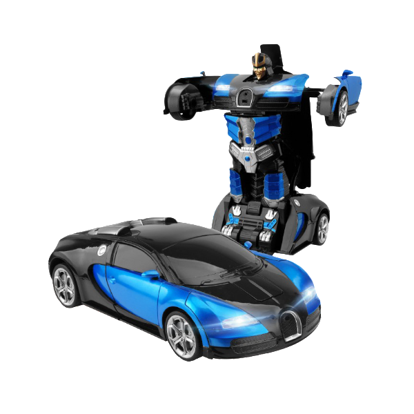 MorphMaster Polizia Trasformatore Auto RC | Porta l'Emozione alla Vita - Giocattolo Telecomandato per Avventurieri