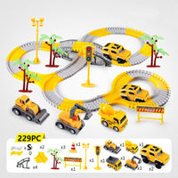 Thumbnail for Flexibler Rennstrecke - Flexibles Schienenset Rennbahn-Spielzeugset