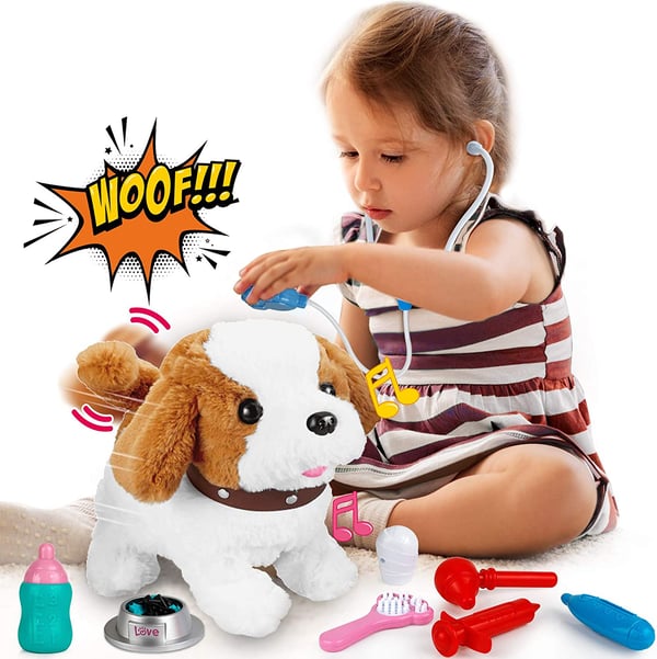 PawBuddy | Il compagno di gioco più adorabile per il tuo bambino – Cane giocattolo di peluche interattivo