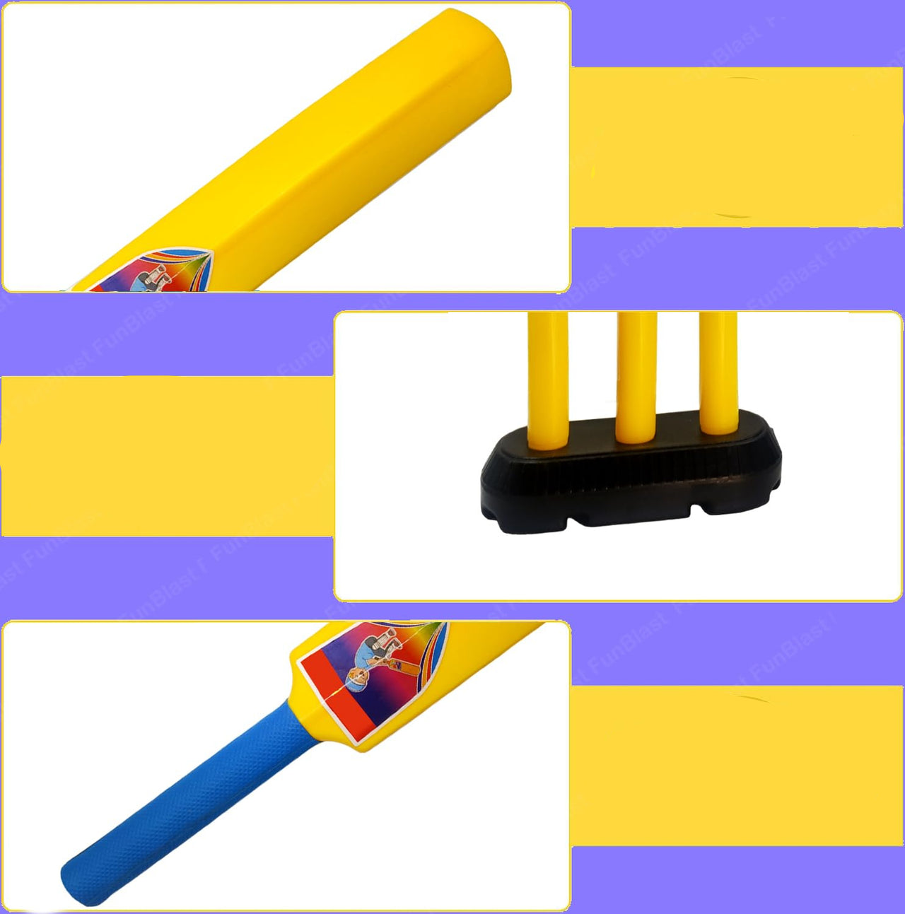 BatBoy | Colpisci un fuoricampo - Set completo di cricket in plastica per bambini