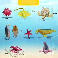 Thumbnail for AquaWorld | Tauche ein in ein Unterwasserabenteuer - Realistisches Meereslebewesen-Spielset für Kinder mit Fischen
