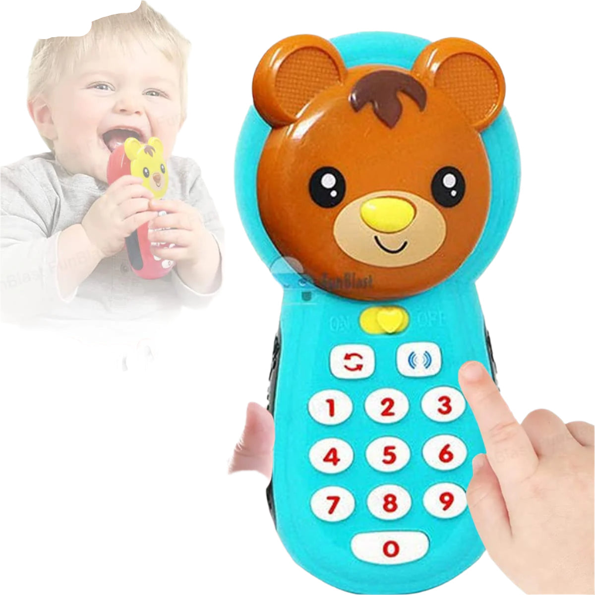 KleuterPhone | Imparare giocando con luce e suono - Telefono giocattolo educativo per bambini