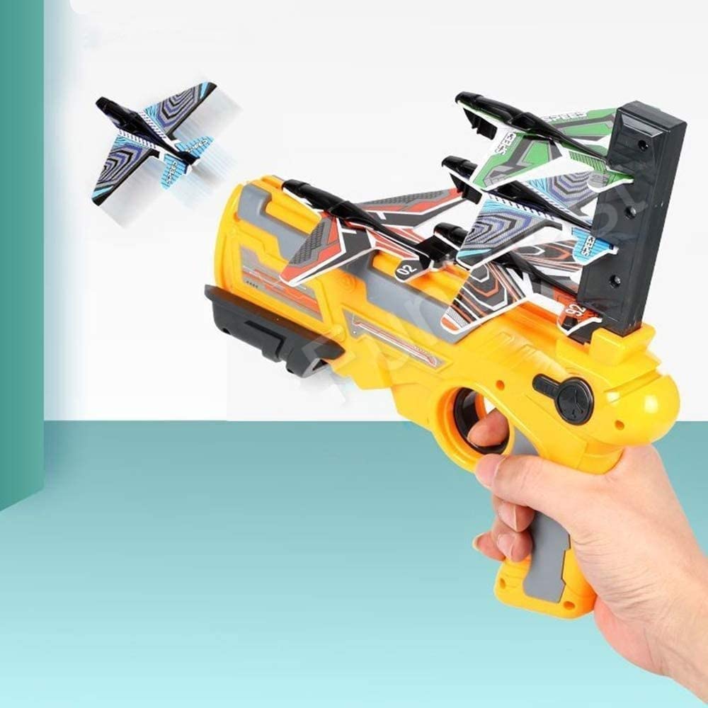 SkyShooter | Plaisir de vol infini - Pistolet lance-avions avec avions en mousse pour enfants