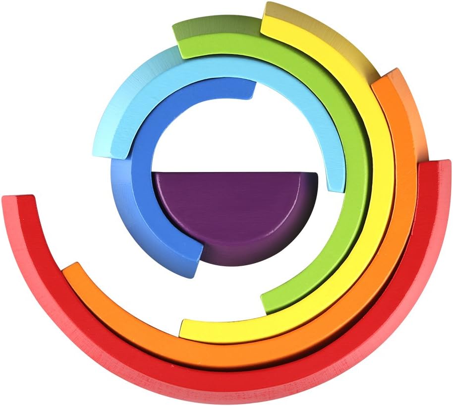 EcoToys Rainbow Dreams | Stimulate your child's creativity - Building fun with a Rainbow puzzle