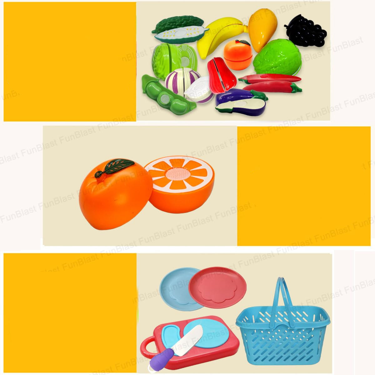 MiniChef | Fantasievoll kochen - Küchen-Spielset mit schneidbaren Gemüse, Kochutensilien und Zubehör