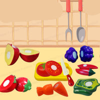 Thumbnail for MiniChef | Spielerisches Lernen Schneiden - Gemüse- und Obstschneideset für Kinder