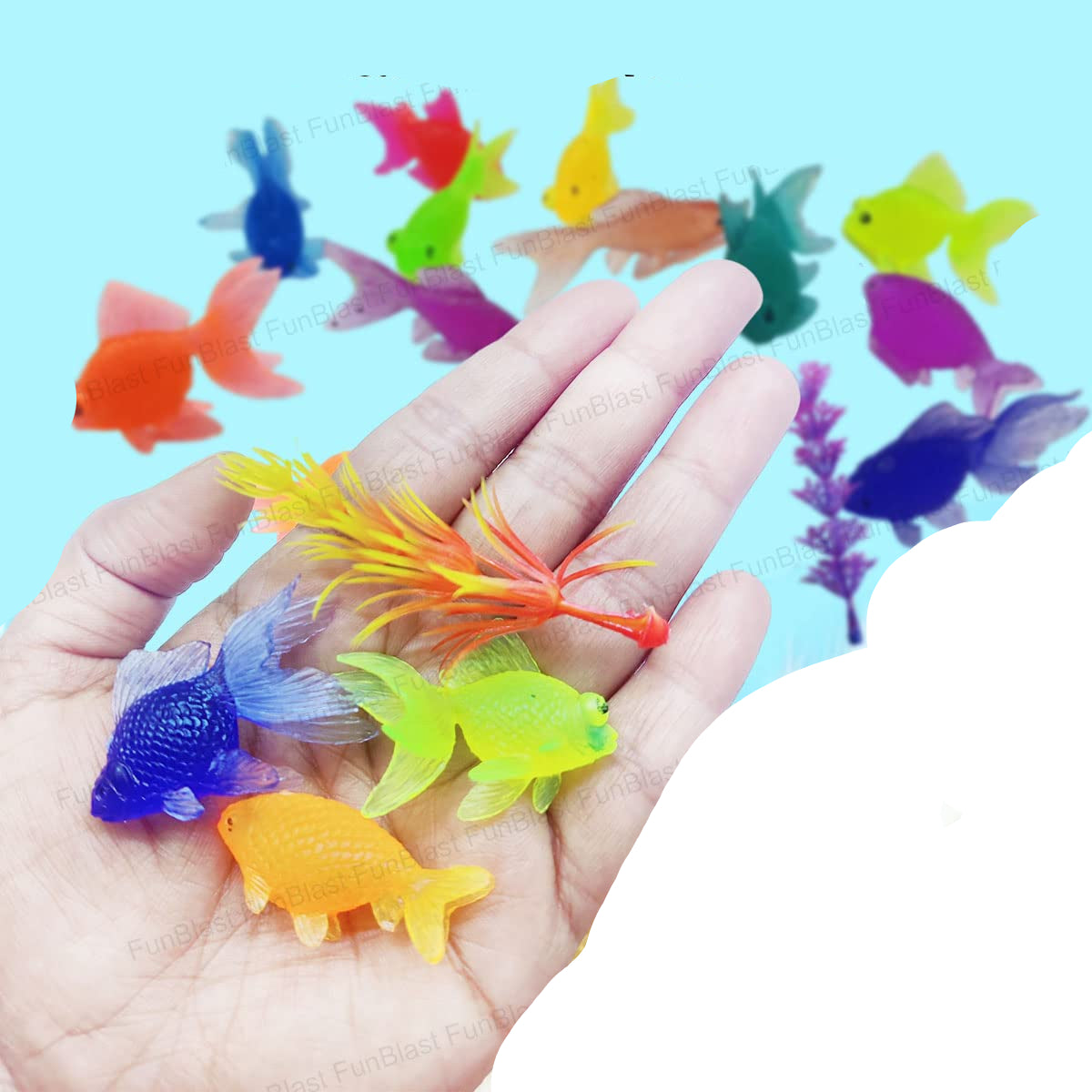 AquaPals | Splashing play fun - Cute rubber fish for bath and water fun
