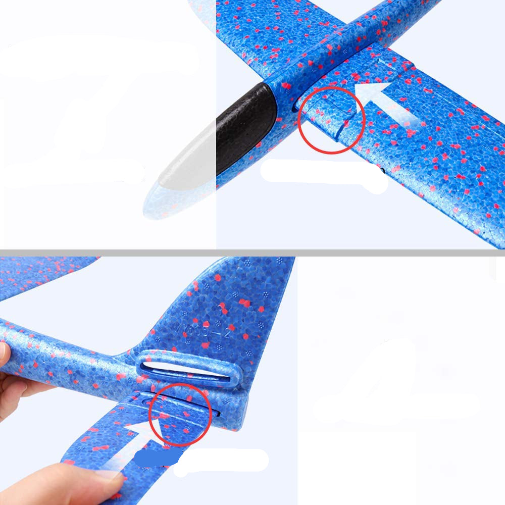 SkyGlide | Schwebespaß für Jung und Alt - Schaumstoff-Wurfflugzeuge