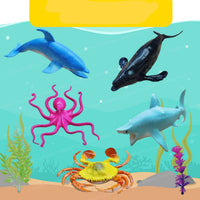 Thumbnail for AquaWorld | Tauche ein in ein Unterwasserabenteuer - Realistisches Meereslebewesen-Spielset für Kinder mit Fischen