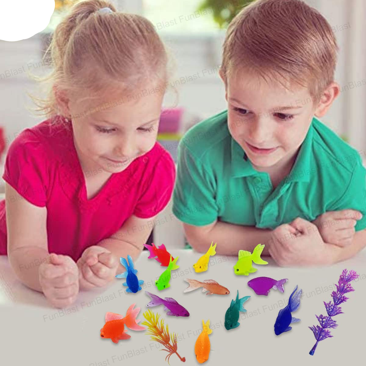 AquaPals | Splashing play fun - Cute rubber fish for bath and water fun