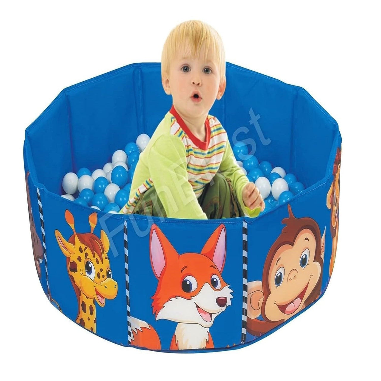 BalloFun | Spielen und Entdecken - Faltbare Bällebad für drinnen und draußen