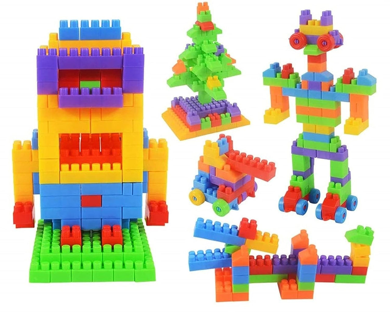 BlockiPlay | Costruire creativamente senza limiti - Blocchi fai-da-te con ruote per bambini